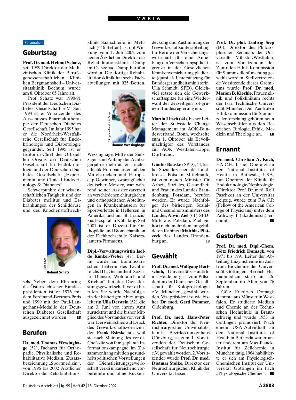 Vorschauseite 1: Ernannt