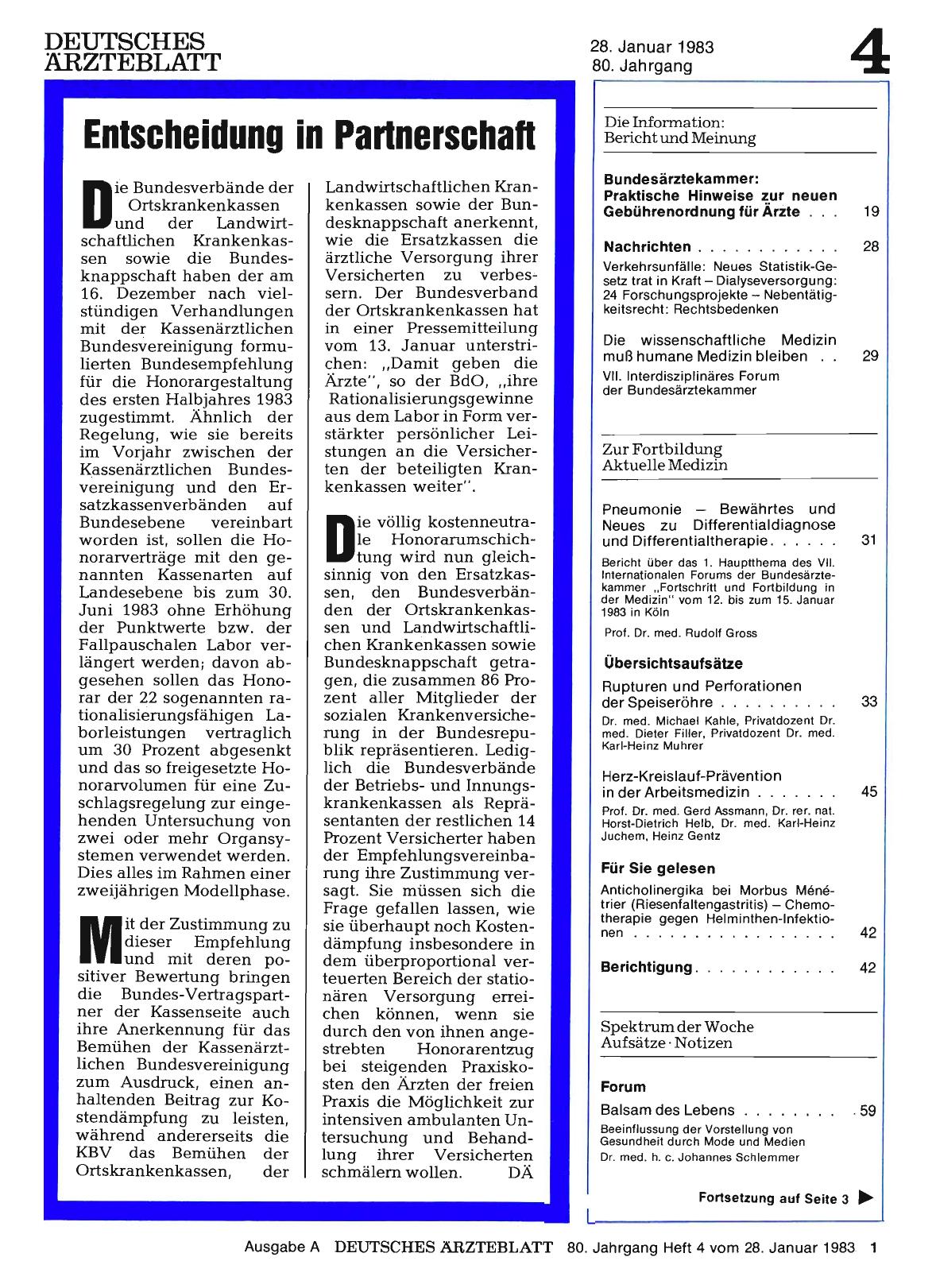 Vorschauseite 1: Entscheidung in Partnerschaft