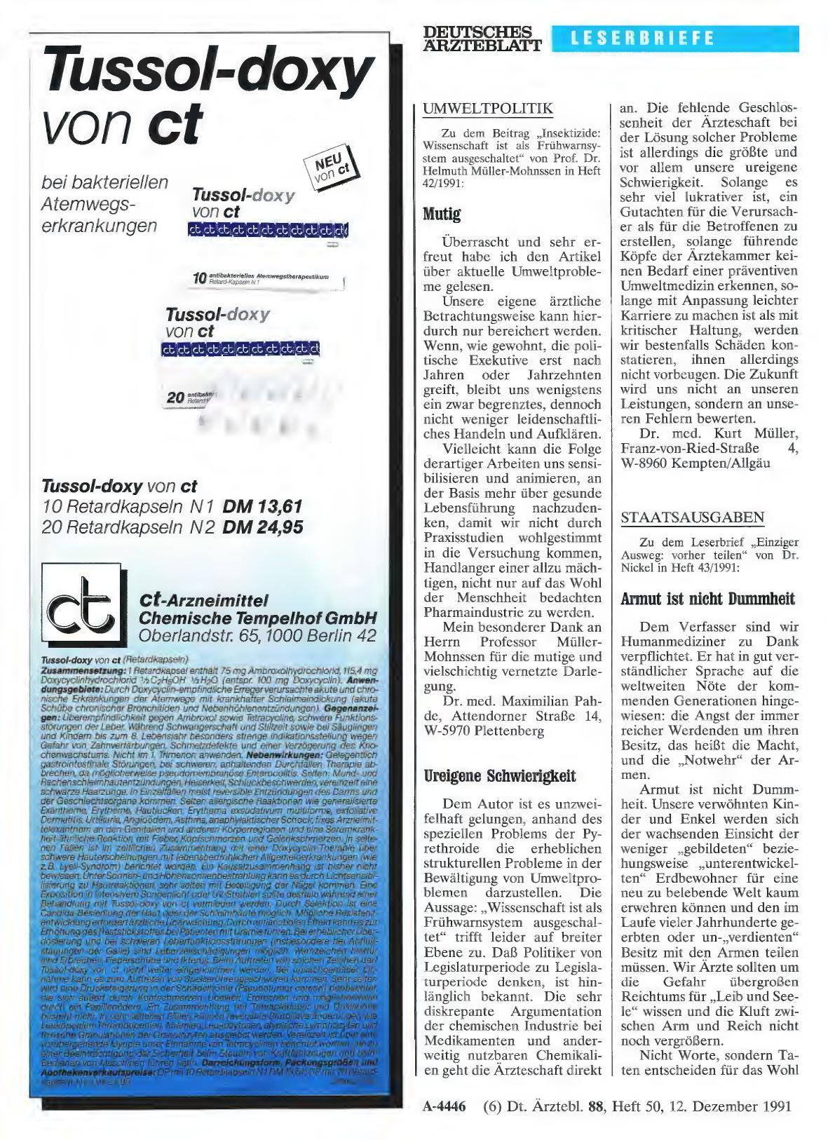 Vorschauseite 1: UMWELTPOLITIK: Mutig