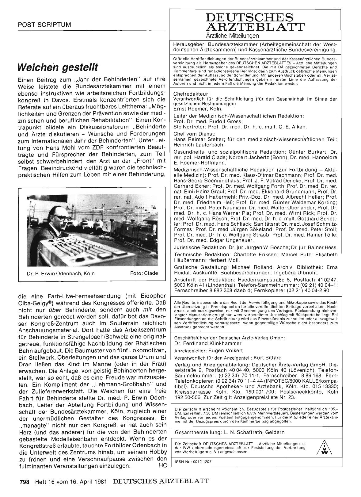 Vorschauseite 1: Weichen gestellt