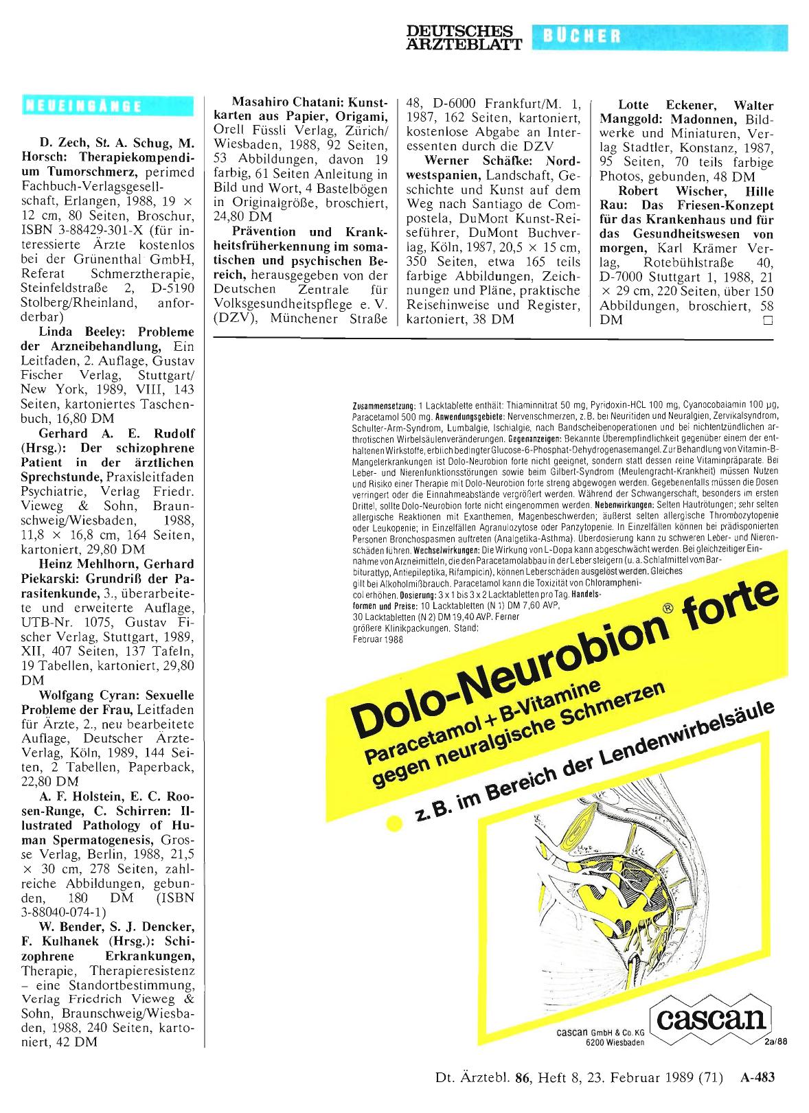 Vorschauseite 1: NEUEINGÄNGE