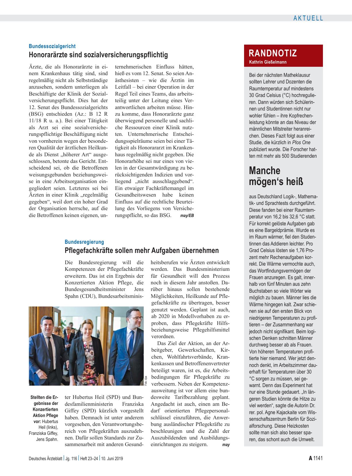 Vorschauseite 1: Randnotiz: Manche mögen‘s heiß