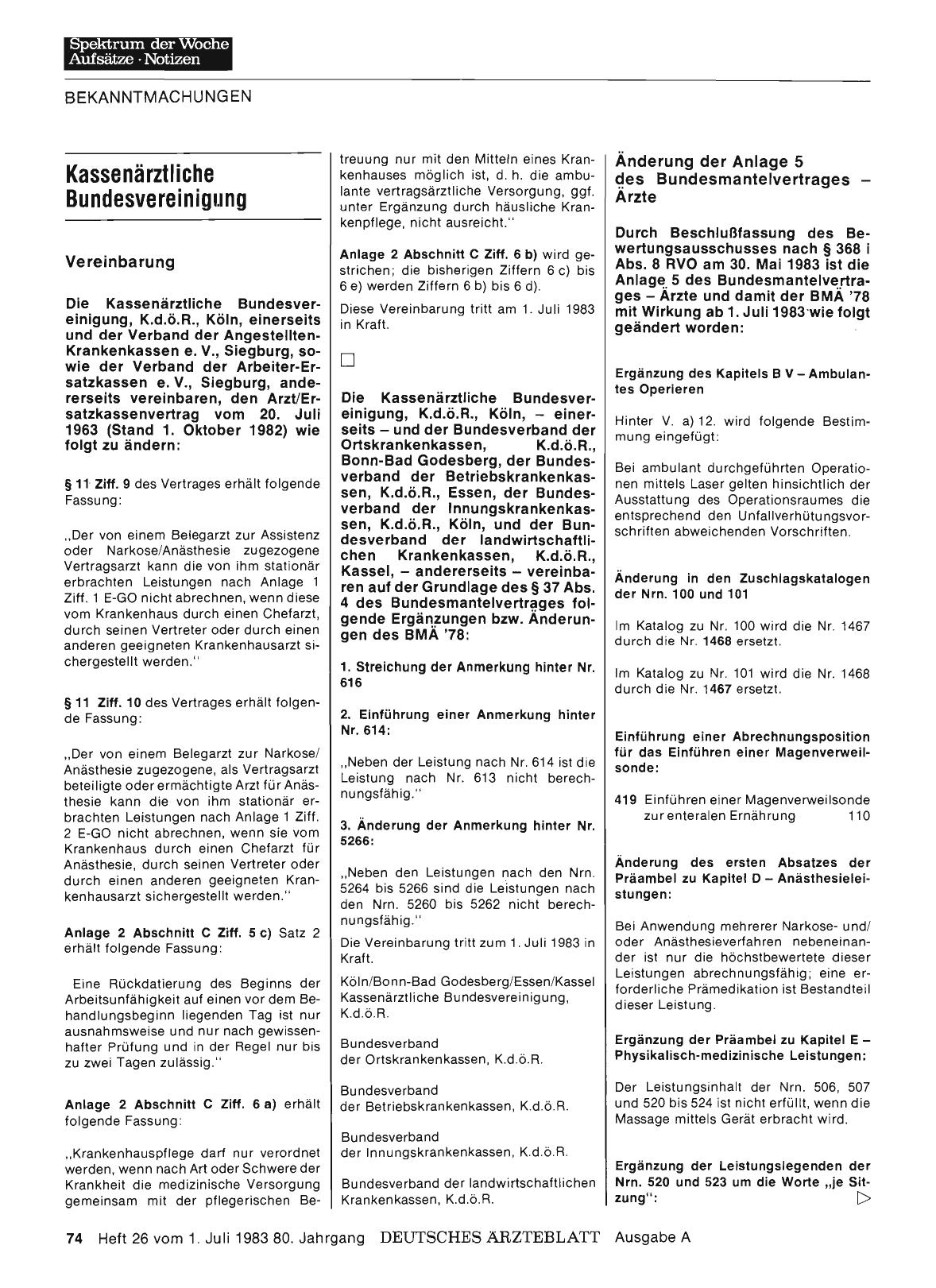 Vorschauseite 1: Kassenärztliche Bundesvereinigung