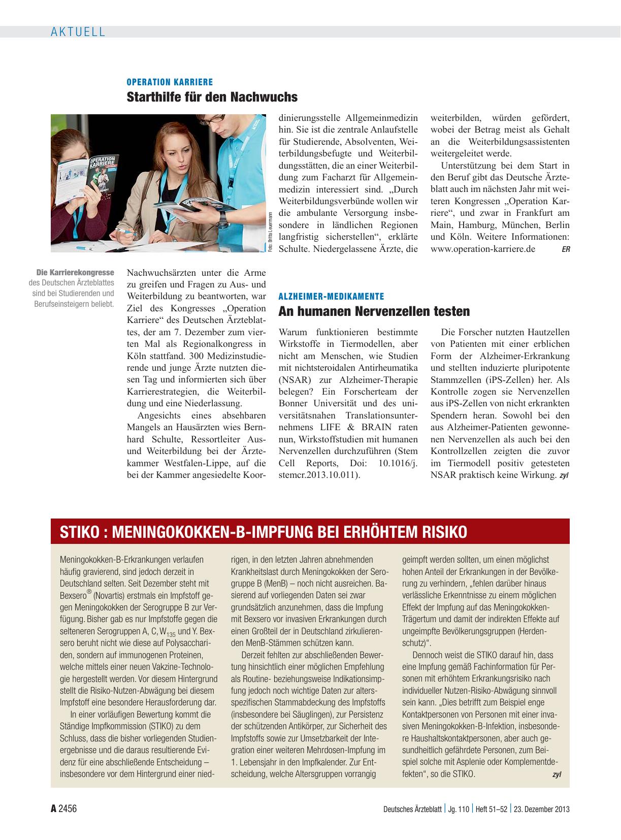 Vorschauseite 1: Alzheimer-Medikamente: An humanen Nervenzellen testen