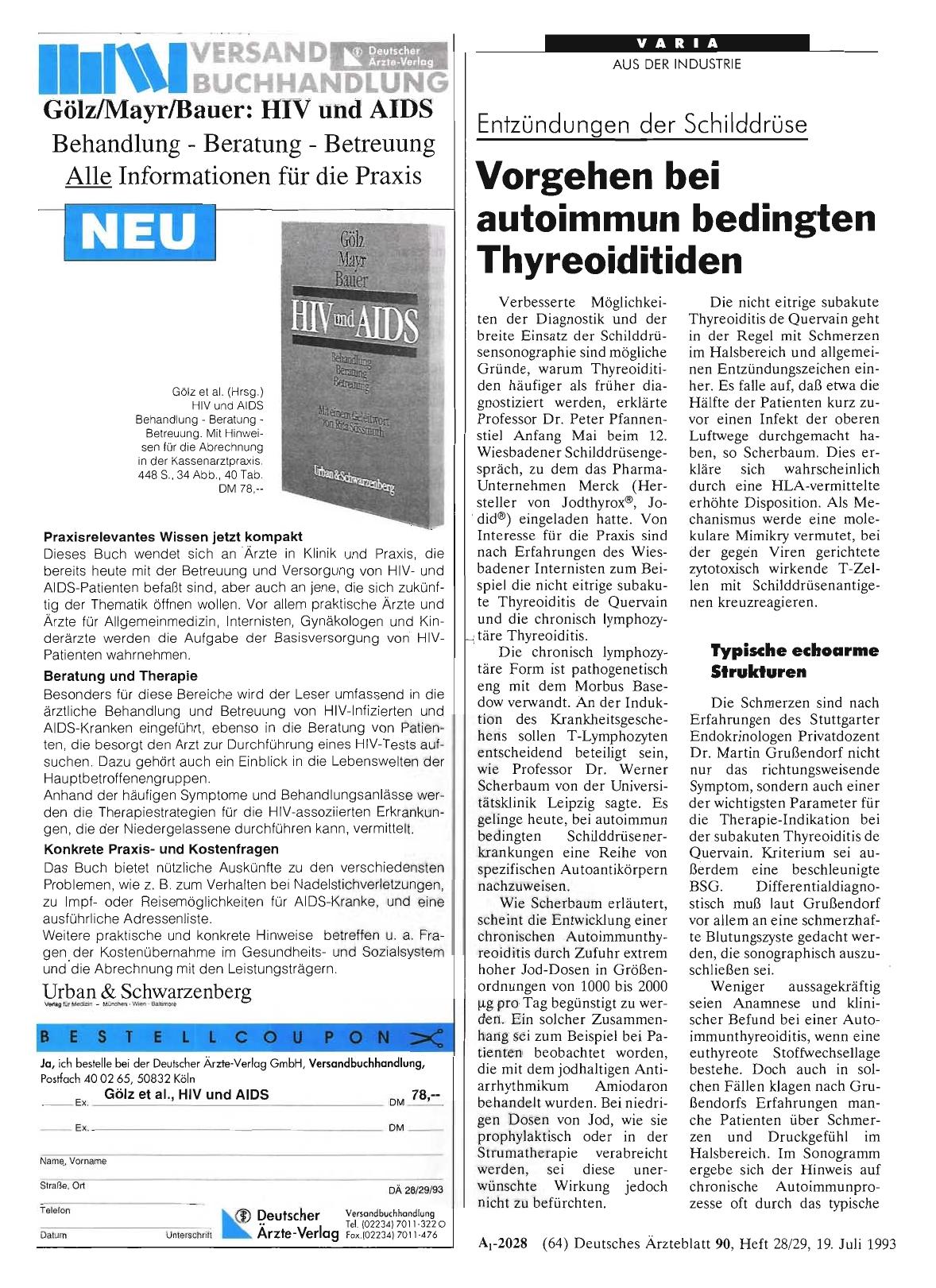 Vorschauseite 1: Entzündungen der Schilddrüse: Vorgehen bei autoimmun bedingten Thyreoiditiden