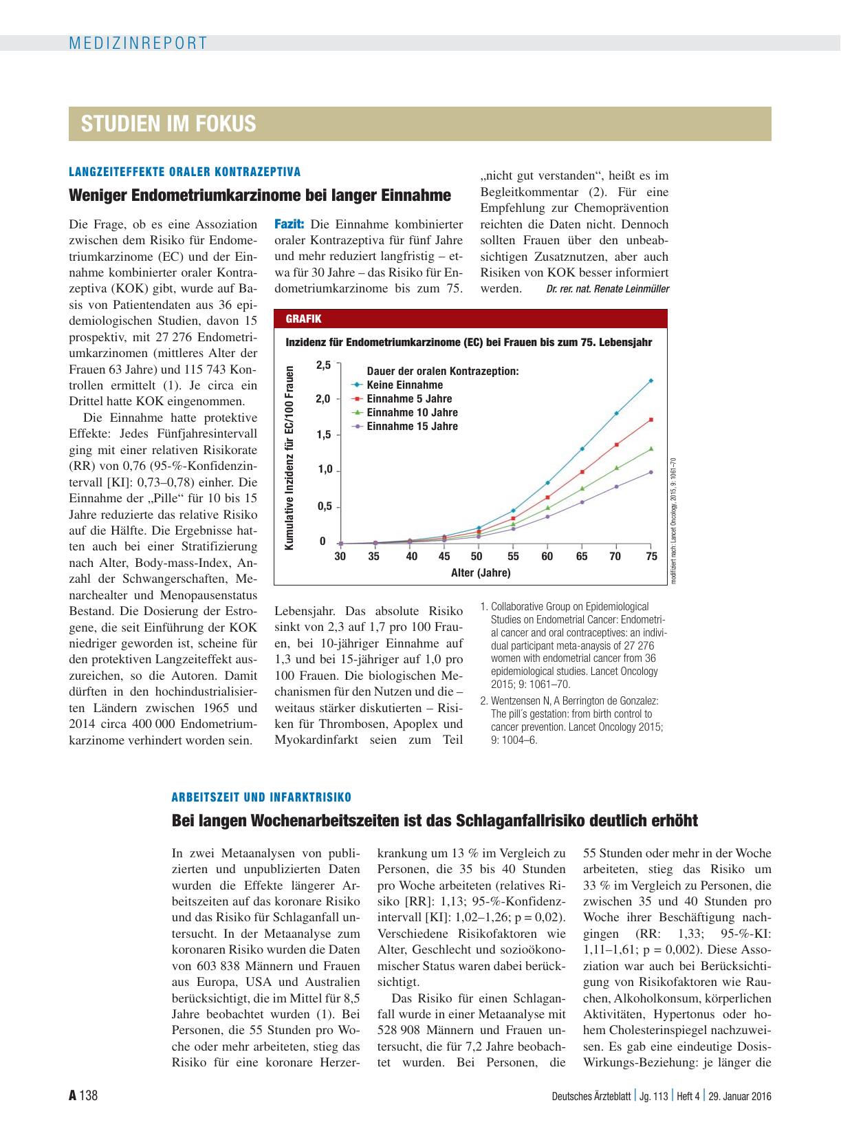 Vorschauseite 1: Arbeitszeit und Infarktrisiko: Bei langen Wochenarbeitszeiten ist das Schlaganfallrisiko deutlich erhöht