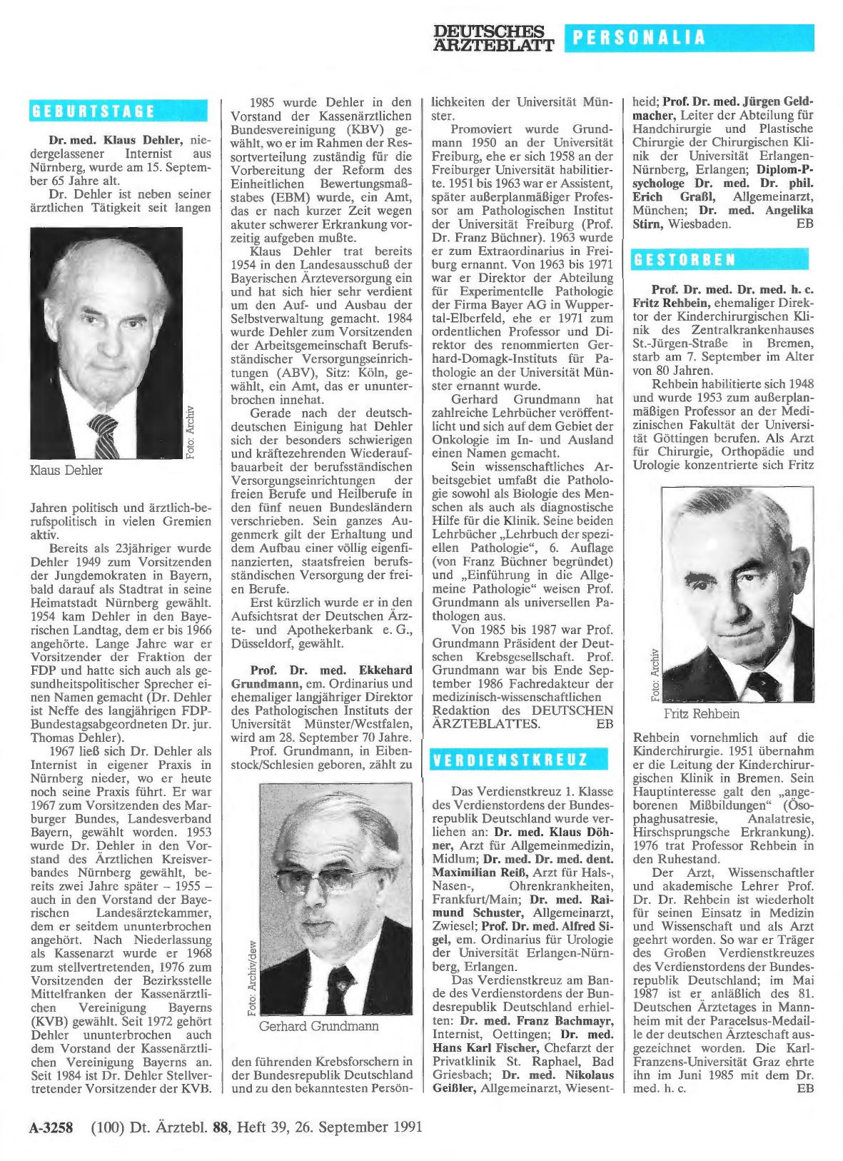 Vorschauseite 1: Gestorben