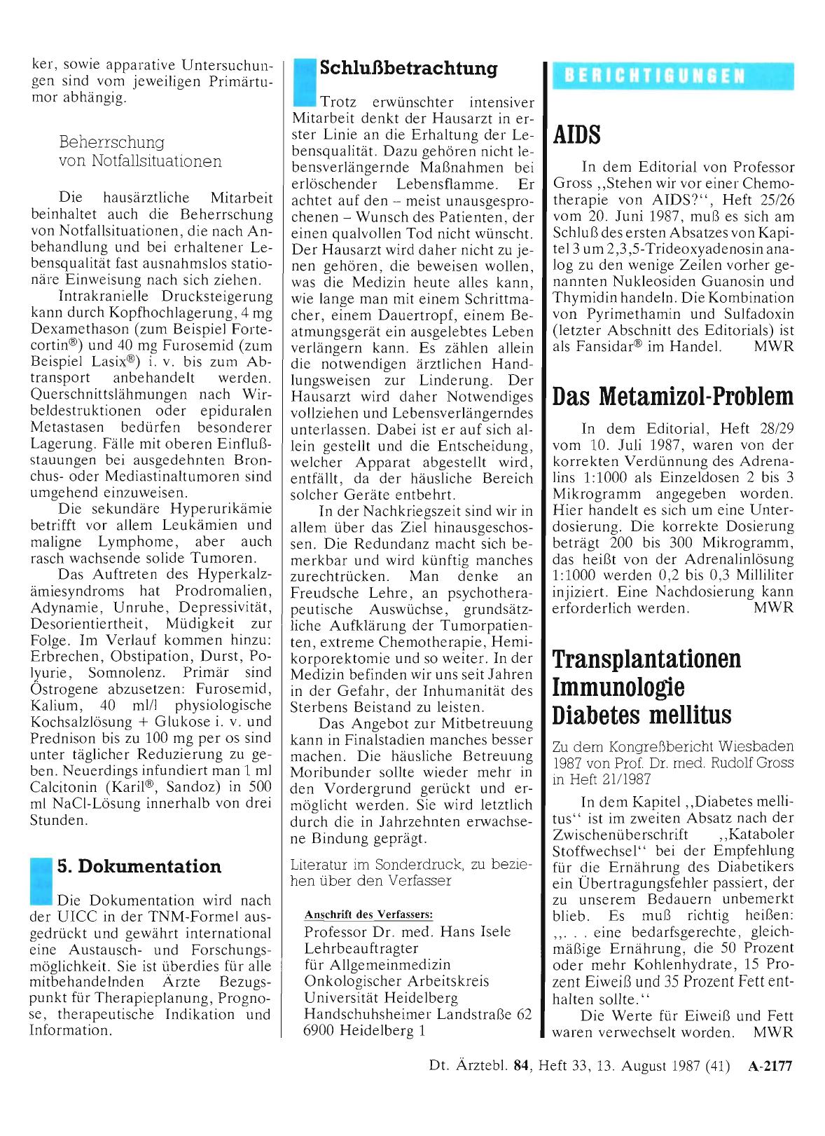 Vorschauseite 1: Transplantationen Immunologie Diabetes mellitus