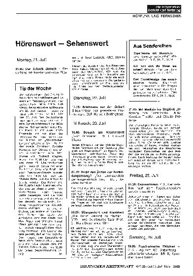 Vorschauseite 1: Hörenswert — Sehenswert