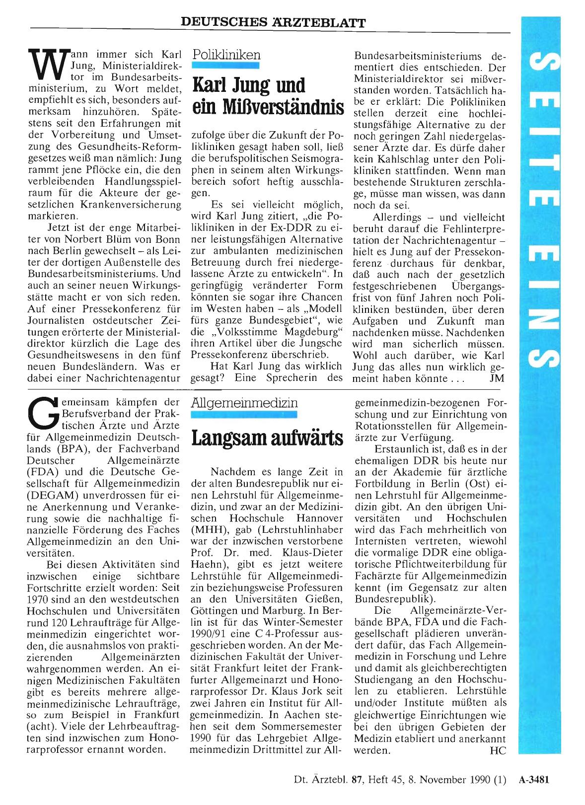 Vorschauseite 1: Allgemeinmedizin: Langsam aufwärts