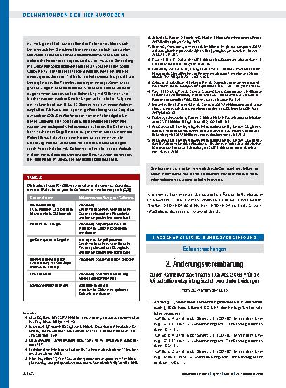 Vorschauseite 1: 2. Änderungsvereinbarung zu den Rahmenvorgaben nach § 106b Abs. 2 SGB V für die Wirtschaftlichkeitsprüfung ärztlich verordneter Leistungen