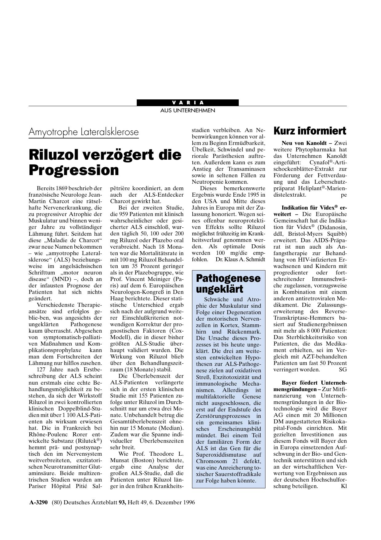 Vorschauseite 1: Kurz informiert