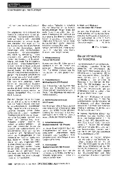 Vorschauseite 1: Bekanntmachung der WINORA
