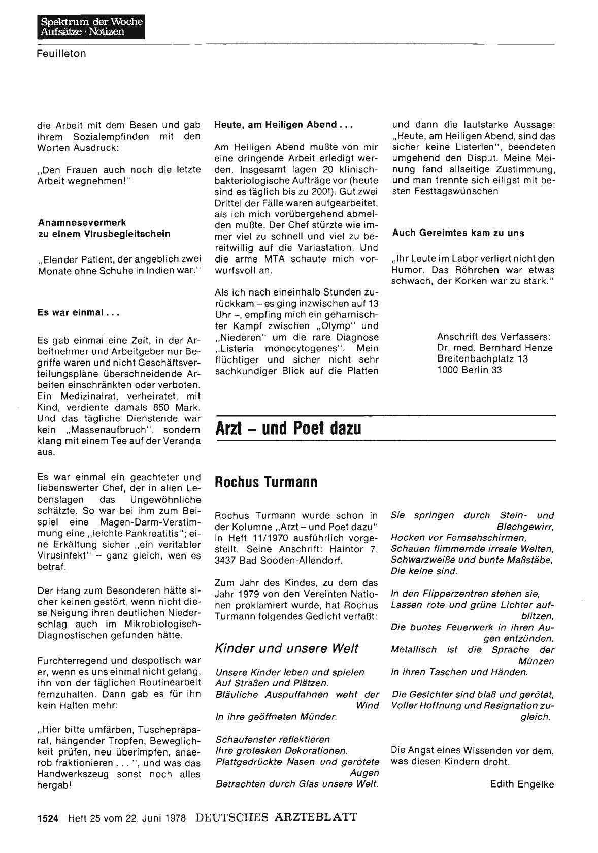 Vorschauseite 1: Rochus Turmann
