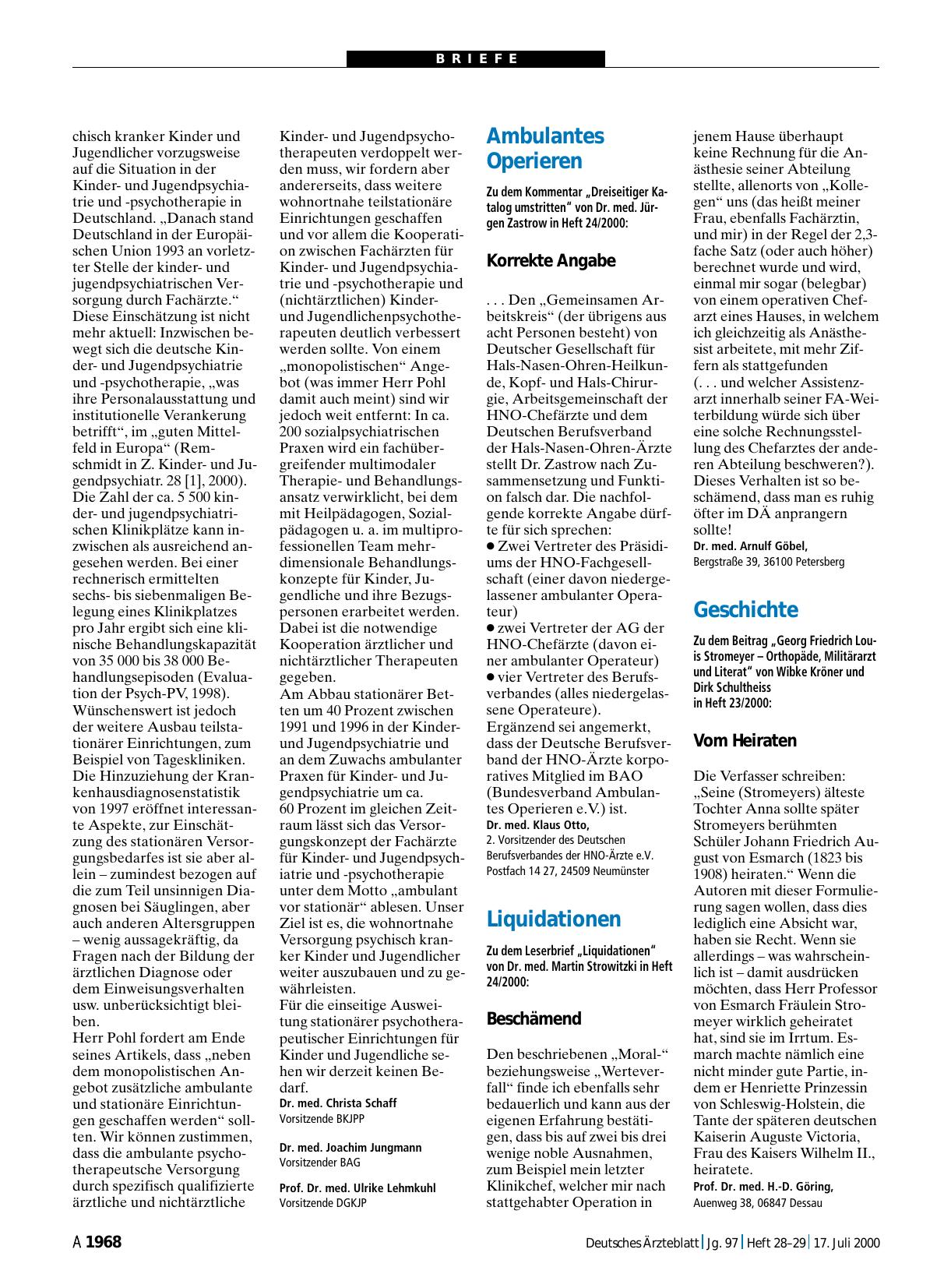 Vorschauseite 1: Ambulantes Operieren: Korrekte Angabe