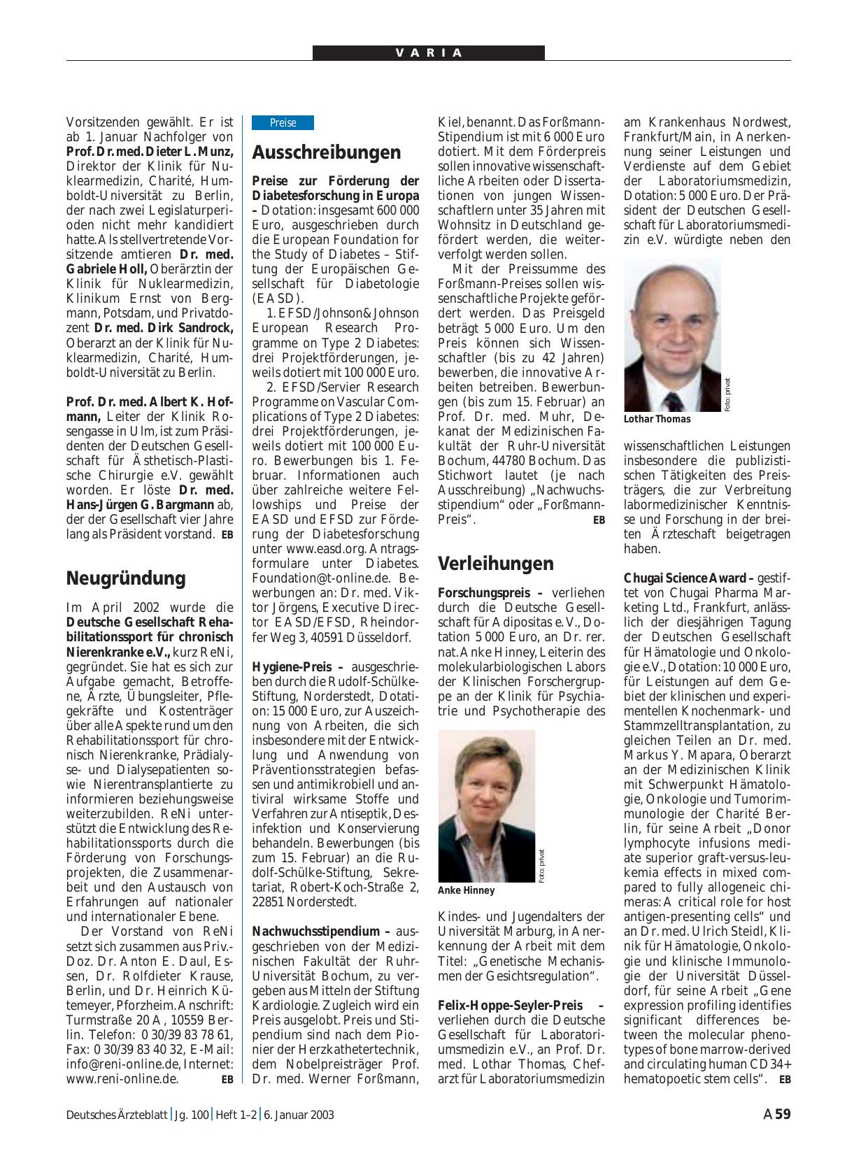 Vorschauseite 1: Neugründung