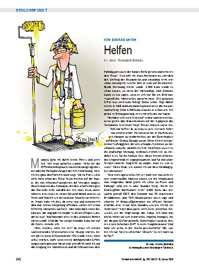 Vorschauseite 1: Von schräg unten: Helfen