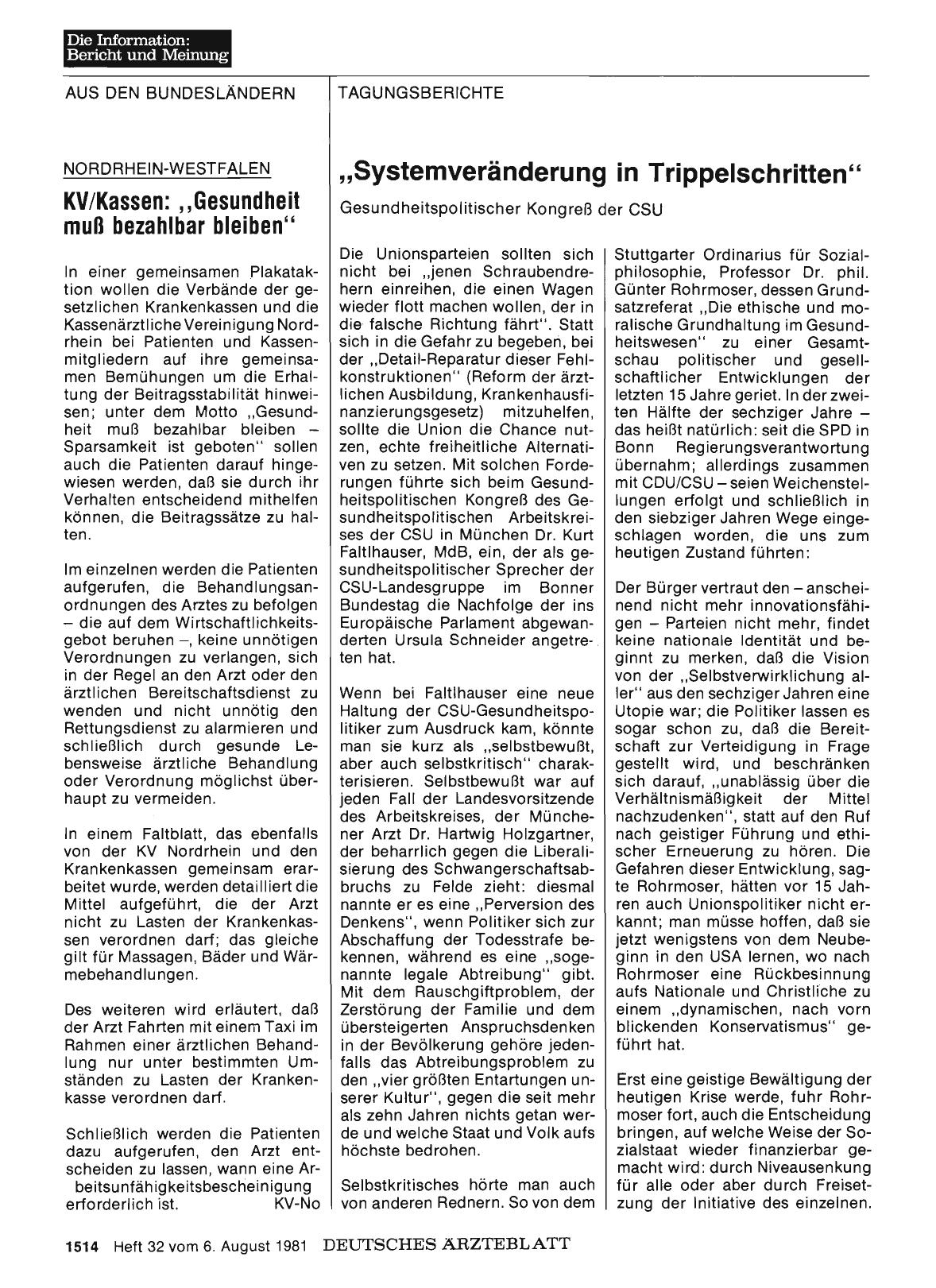 Vorschauseite 1: „Systemveränderung in Trippelschritten"