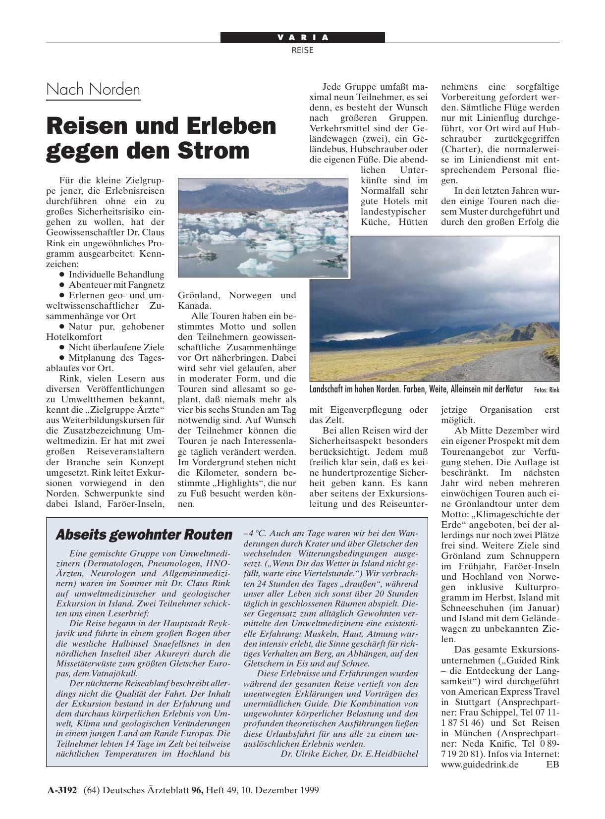 Vorschauseite 1: Abseits gewohnter Routen