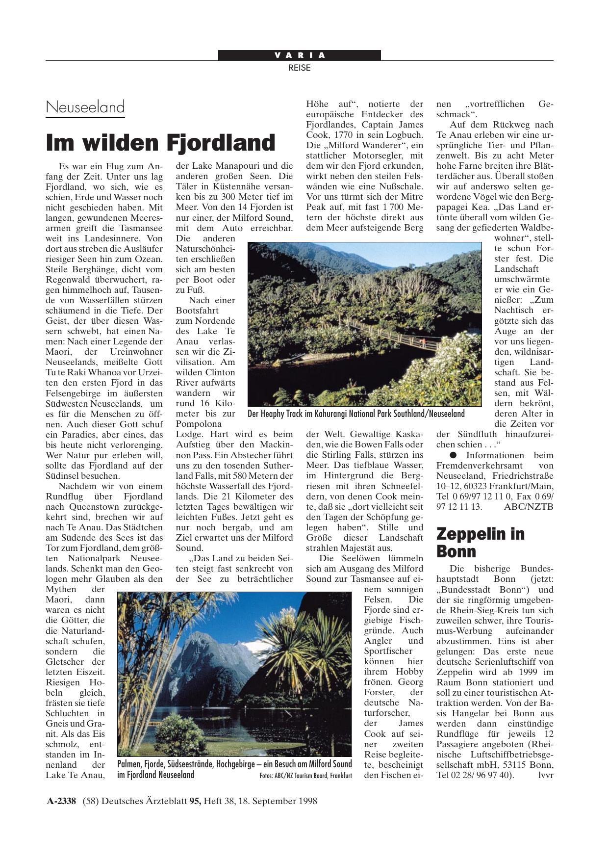 Vorschauseite 1: Neuseeland: Im wilden Fjordland