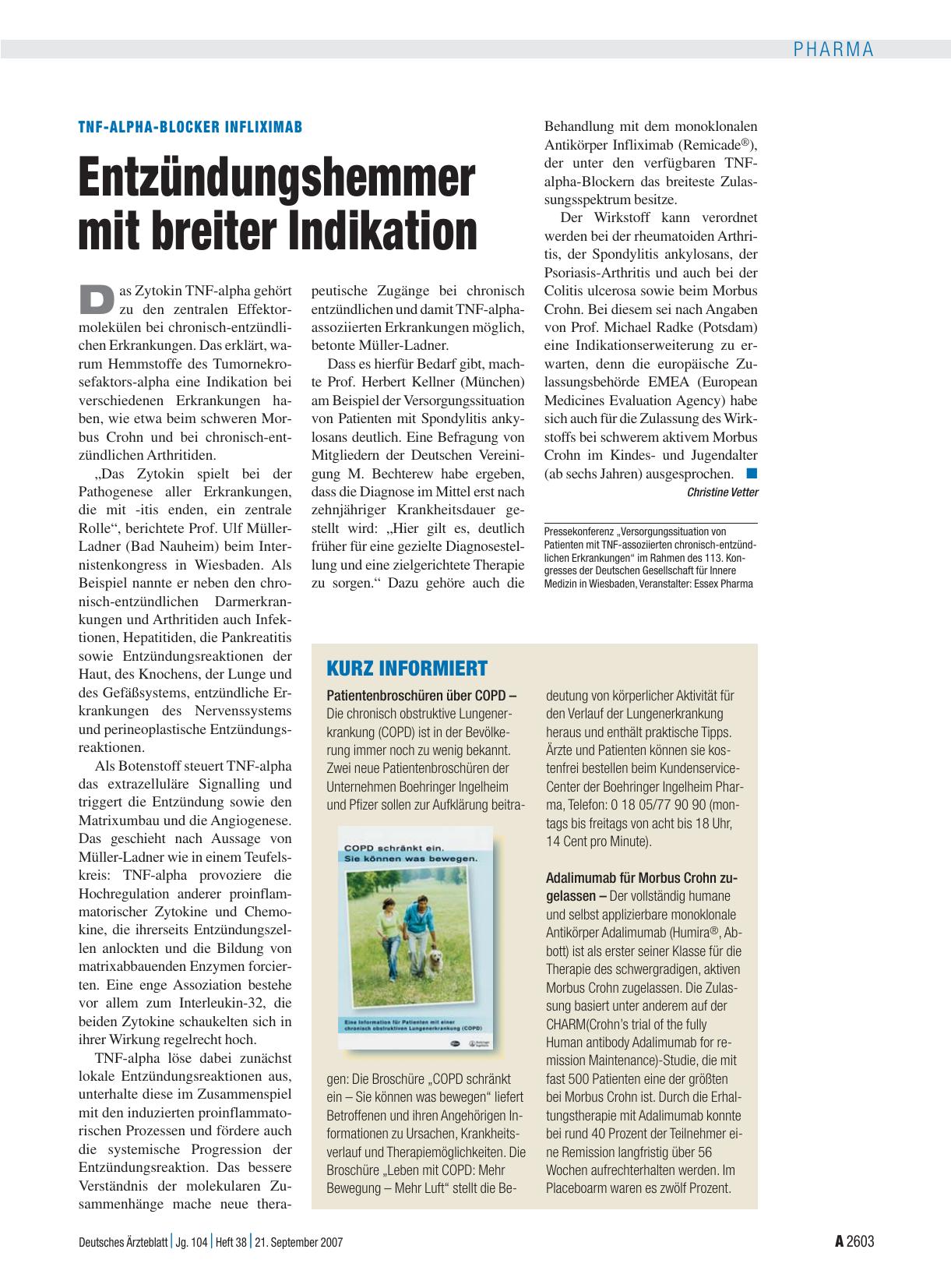 Vorschauseite 1: KURZ INFORMIERT