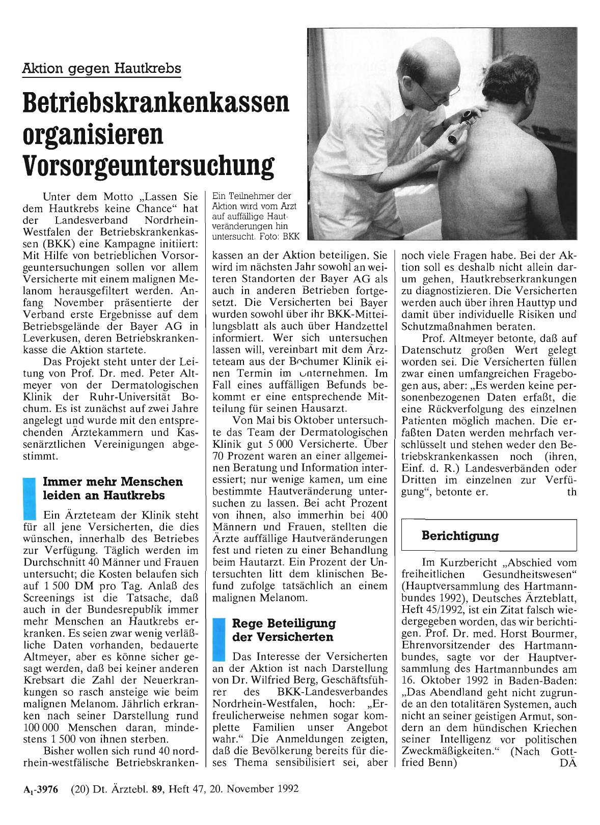 Vorschauseite 1: Berichtigung