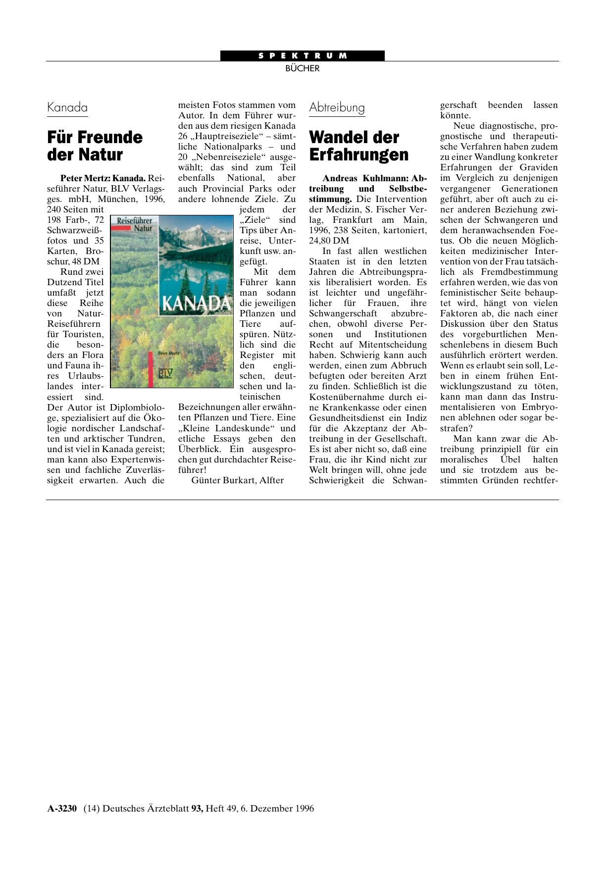 Vorschauseite 1: Abtreibung und Selbstbestimmung