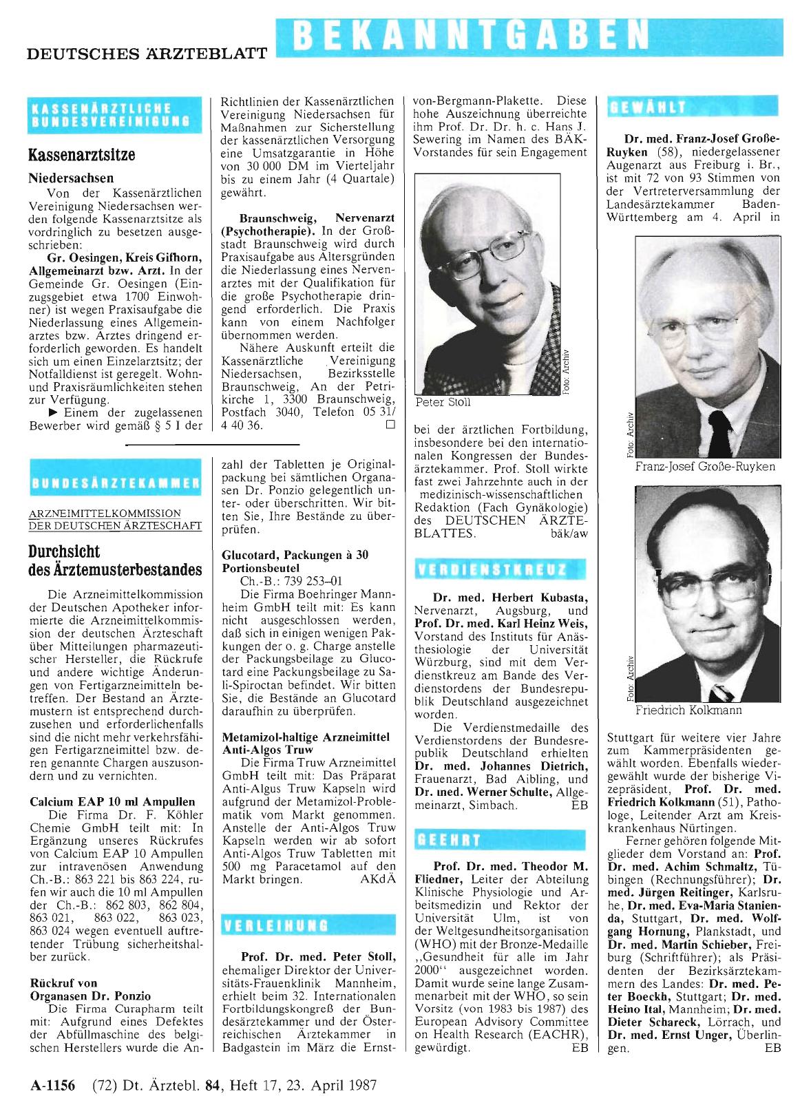 Vorschauseite 1: Gewählt