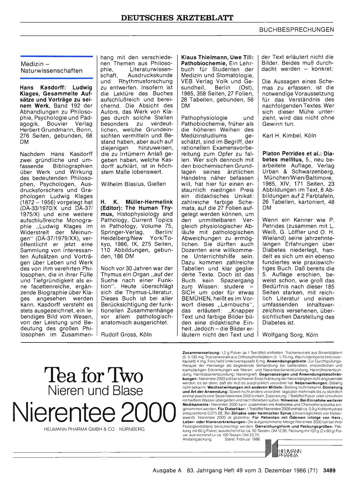 Vorschauseite 1: Klaus Thielmann, Uwe Till: Pathobiochemie