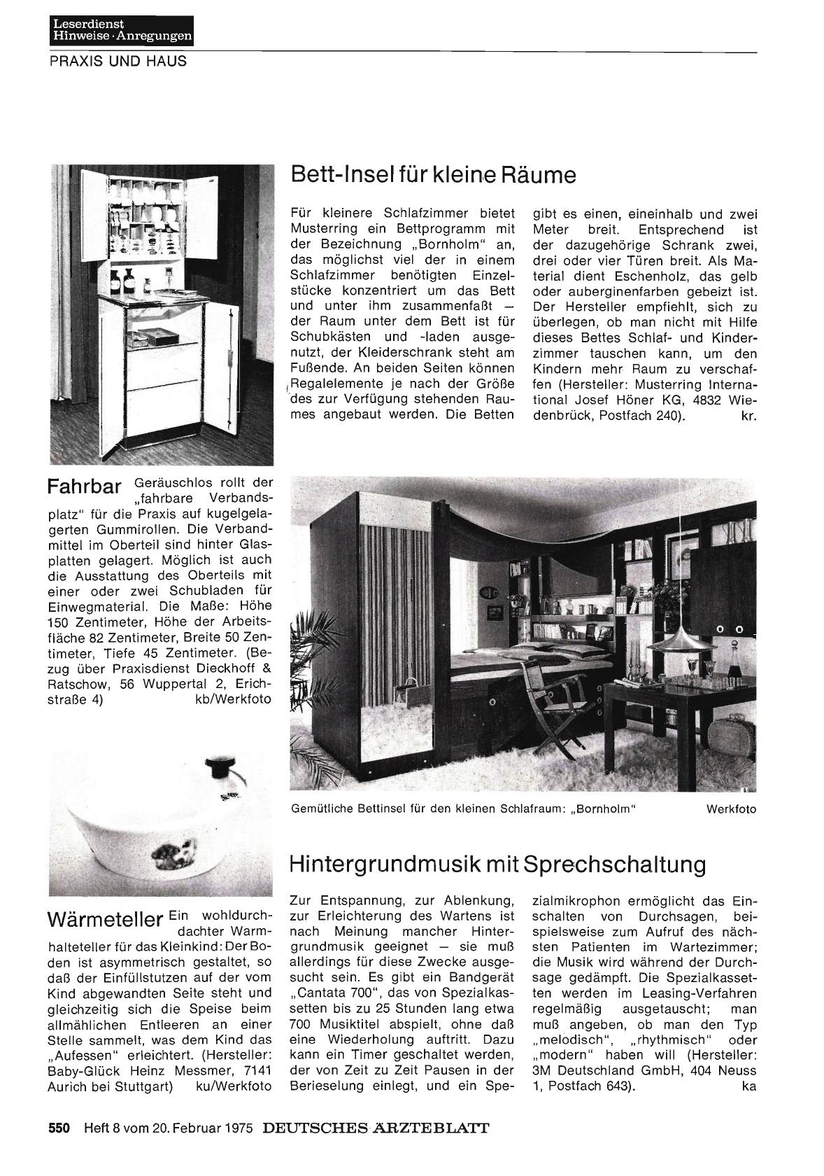 Vorschauseite 1: Bett-Insel für kleine Räume