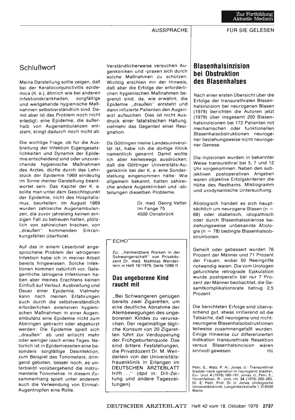 Vorschauseite 1: Blasenhalsinzision bei Obstruktion des Blasenhalses