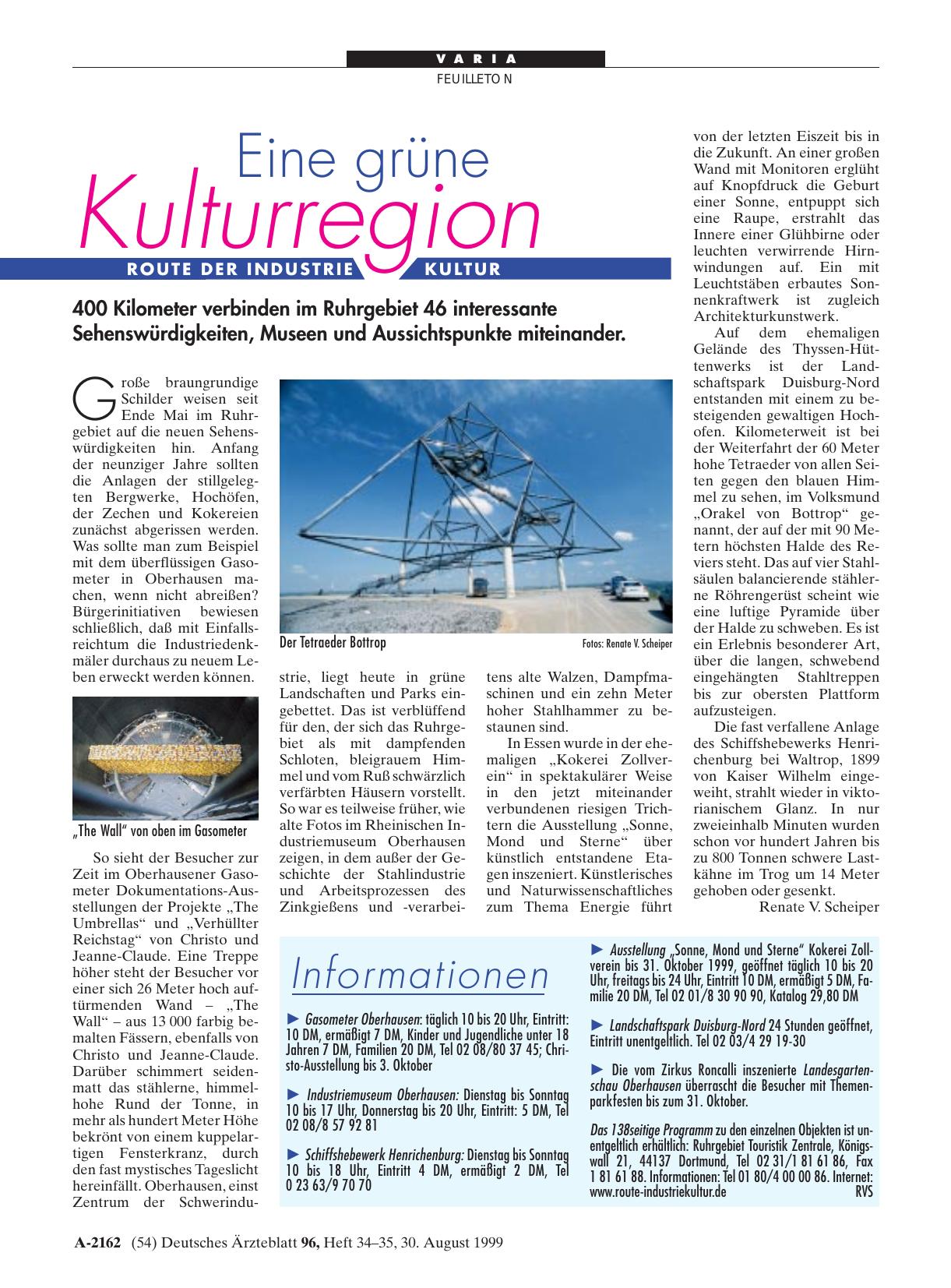 Vorschauseite 1: Eine grüne Kulturregion