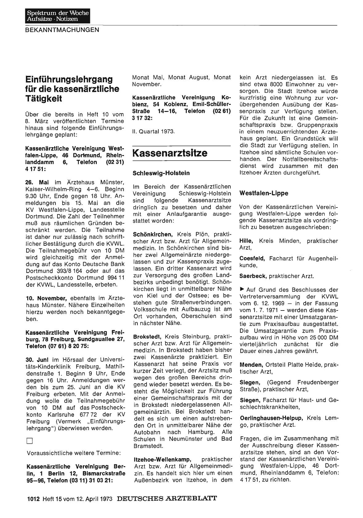 Vorschauseite 1: Einführungslehrgang für die kassenärztliche Tätigkeit