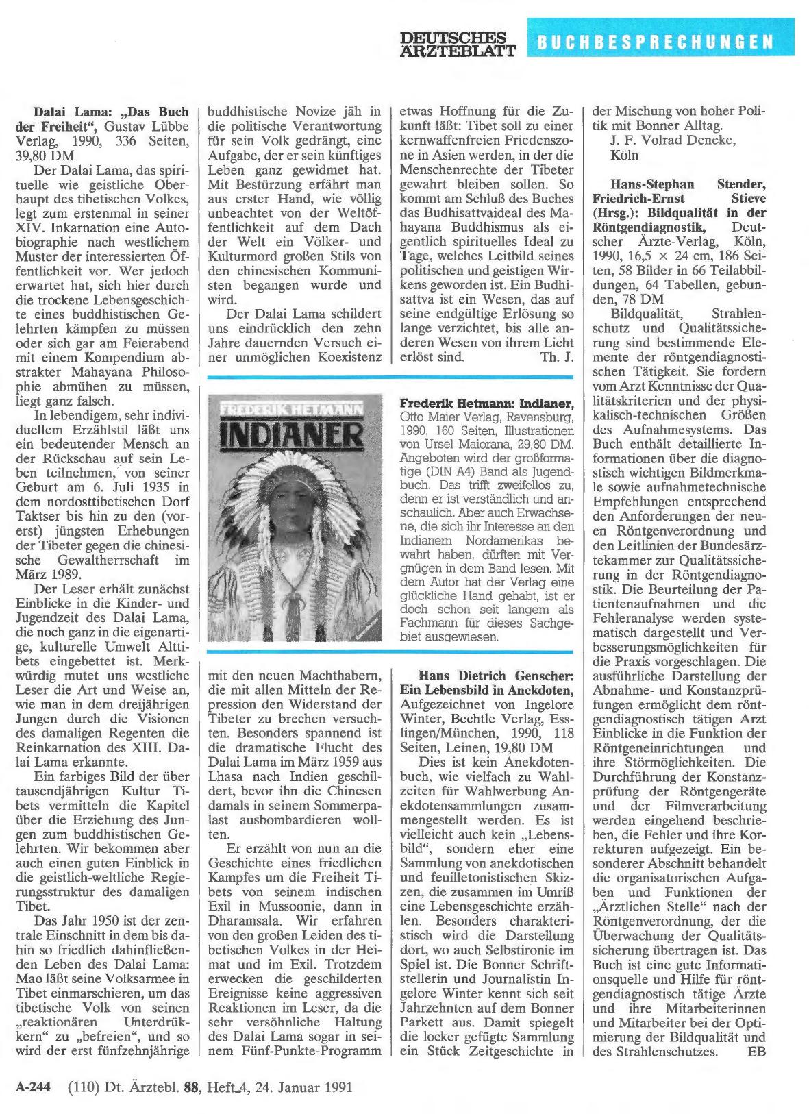 Vorschauseite 1: Frederik Hetmann: Indianer