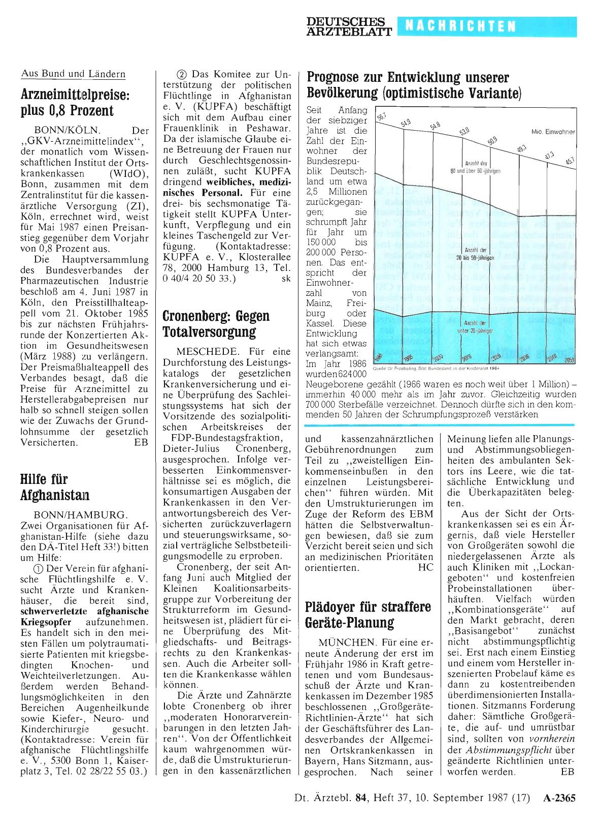 Vorschauseite 1: Plädoyer für straffere Geräte-Planung