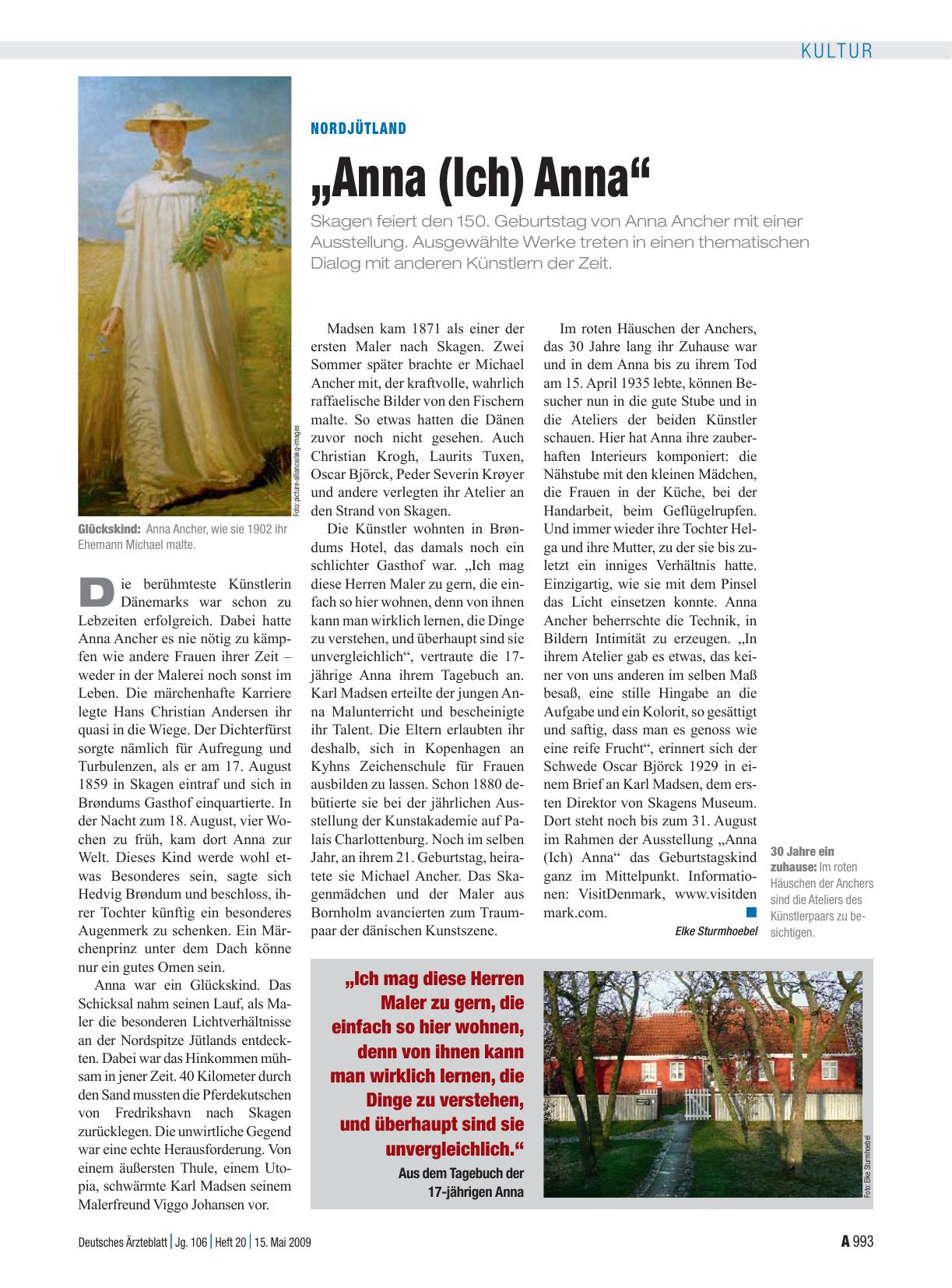 Vorschauseite 1: Nordjütland: „Anna (Ich) Anna“