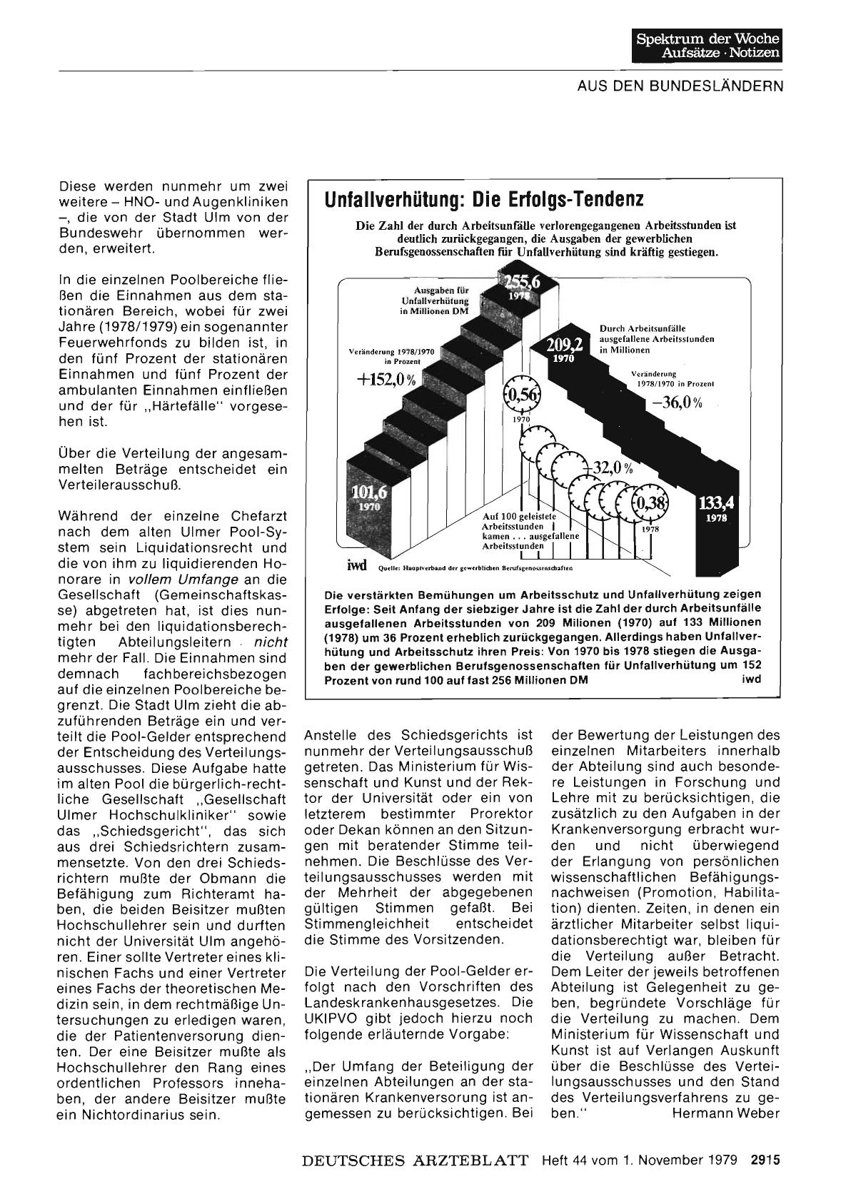 Vorschauseite 1: Unfallverhütung: Die Erfolgs-Tendenz