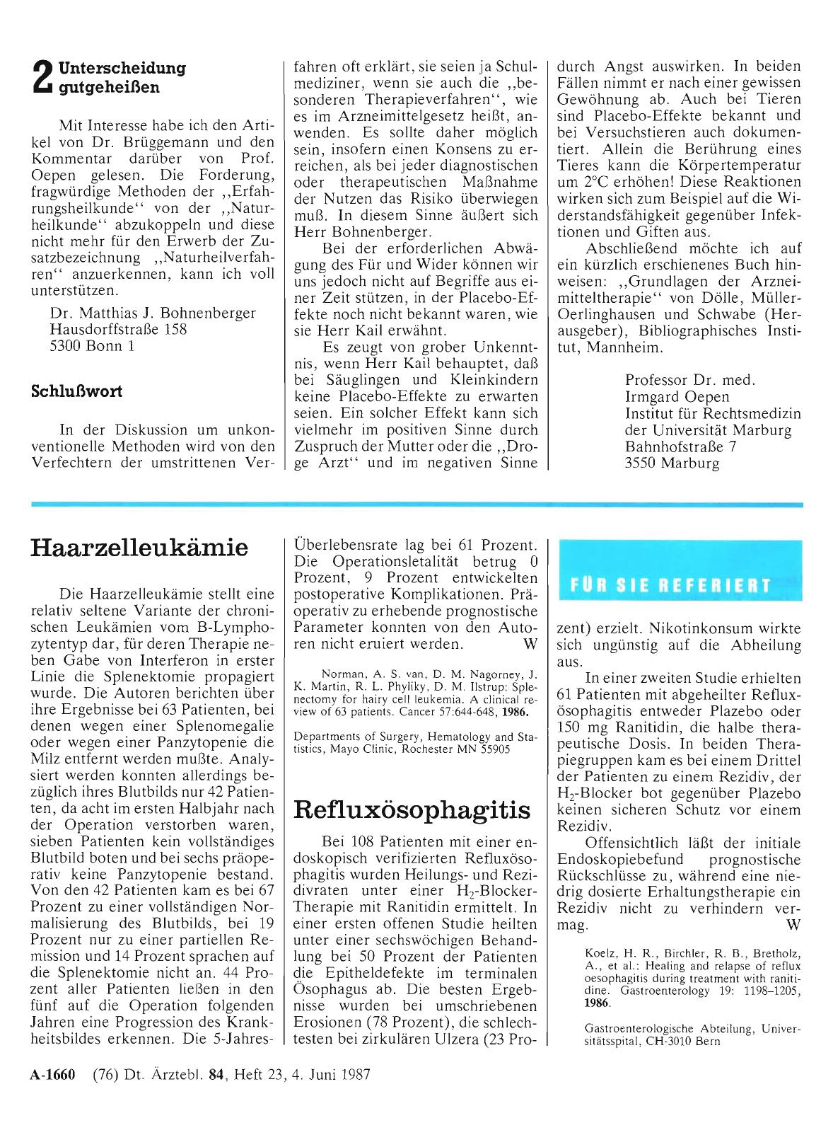 Vorschauseite 1: Haarzelleukämie