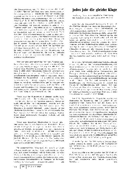 Vorschauseite 1: Jedes Jahr die gleiche Klage