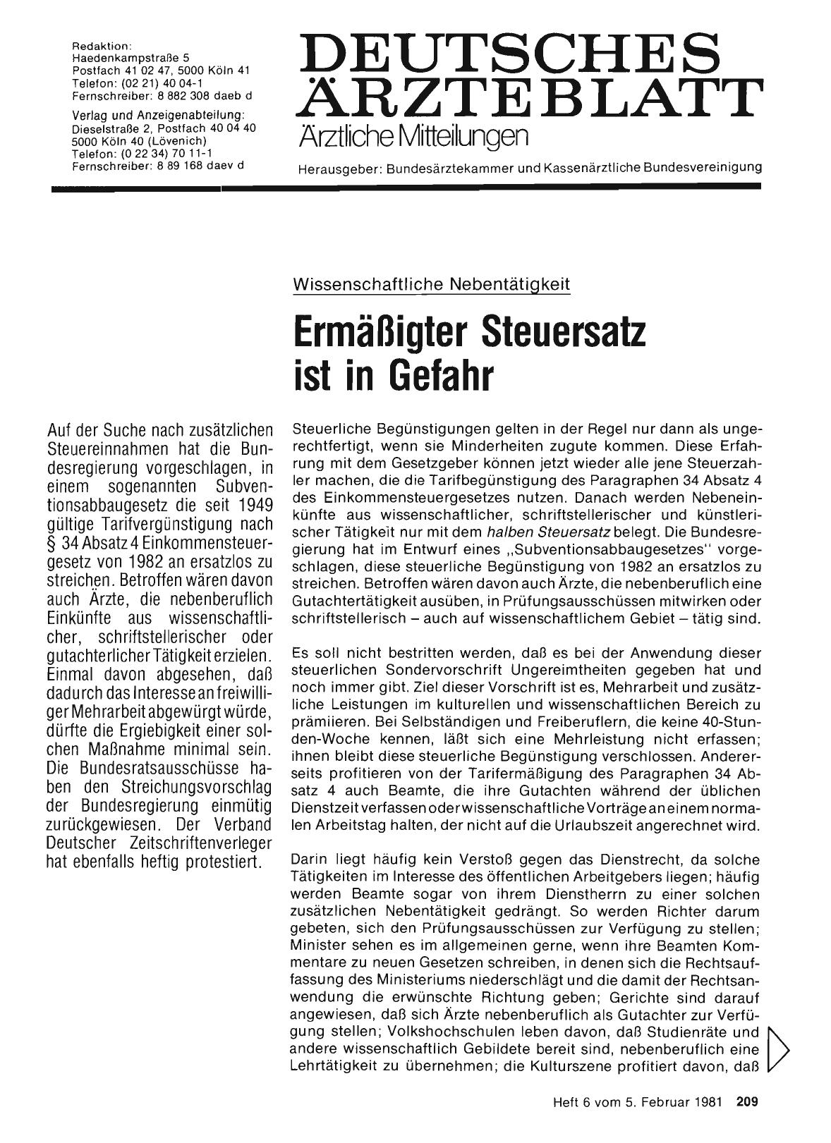 Vorschauseite 1: Wissenschaftliche Nebentätigkeit: Ermäßigter Steuersatz ist in Gefahr