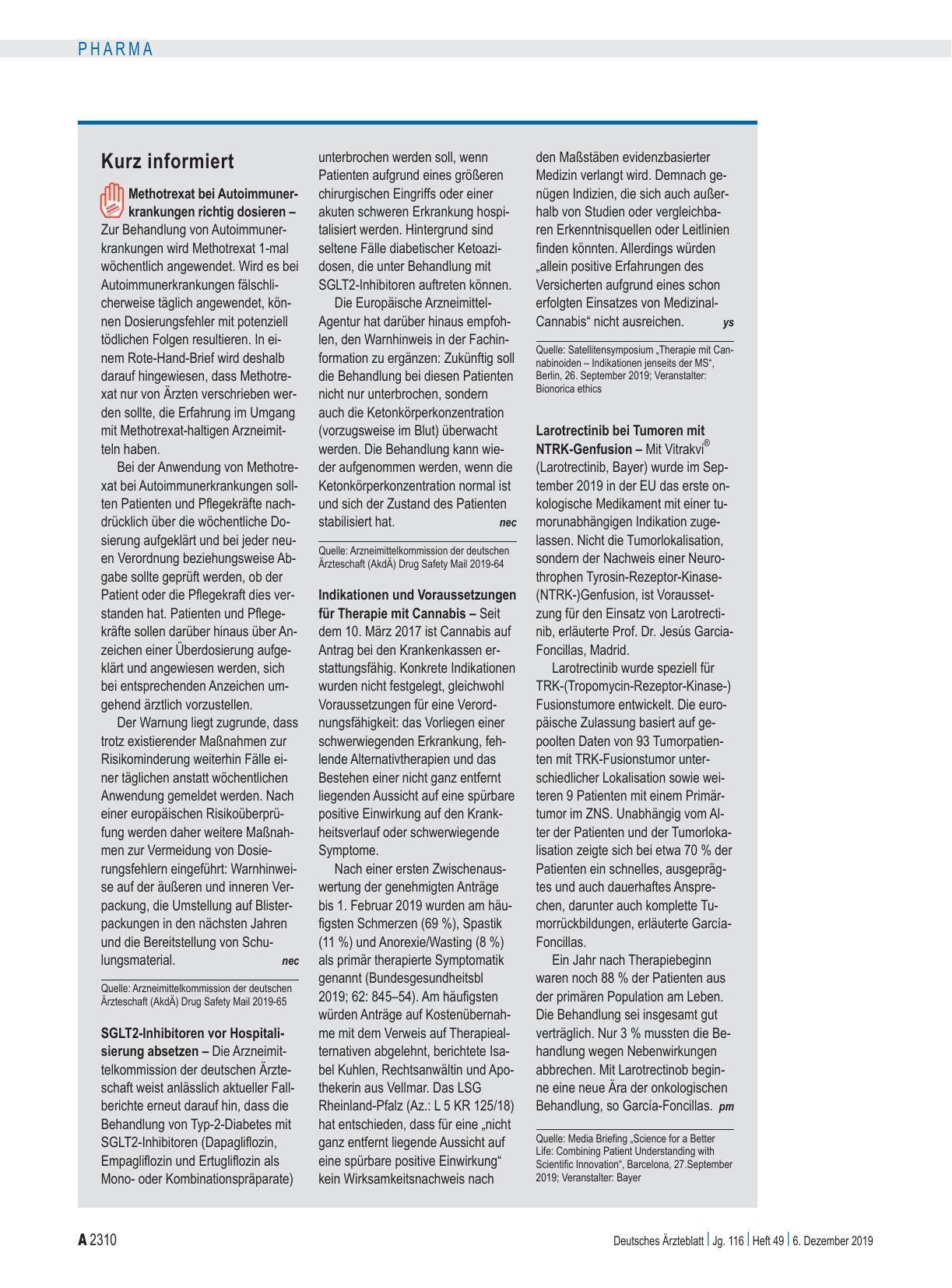 Vorschauseite 1: Kurz informiert