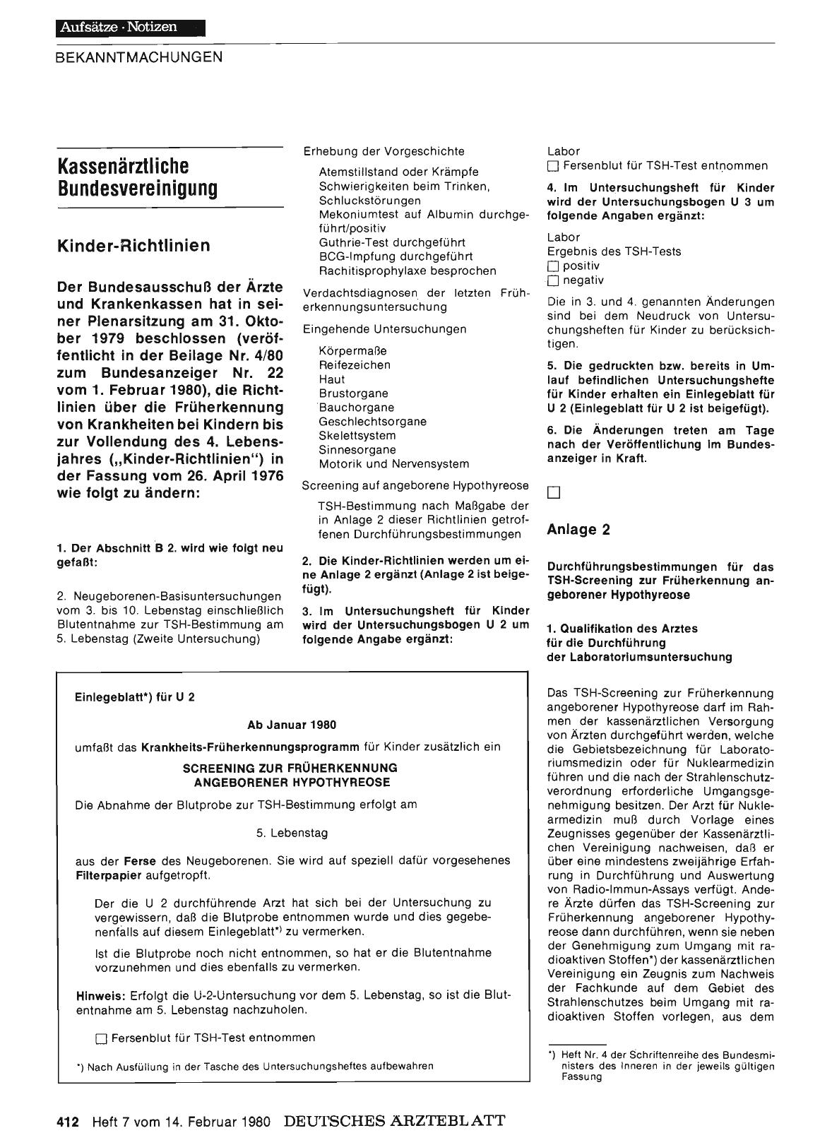 Vorschauseite 1: Kassenärztliche Bundesvereinigung