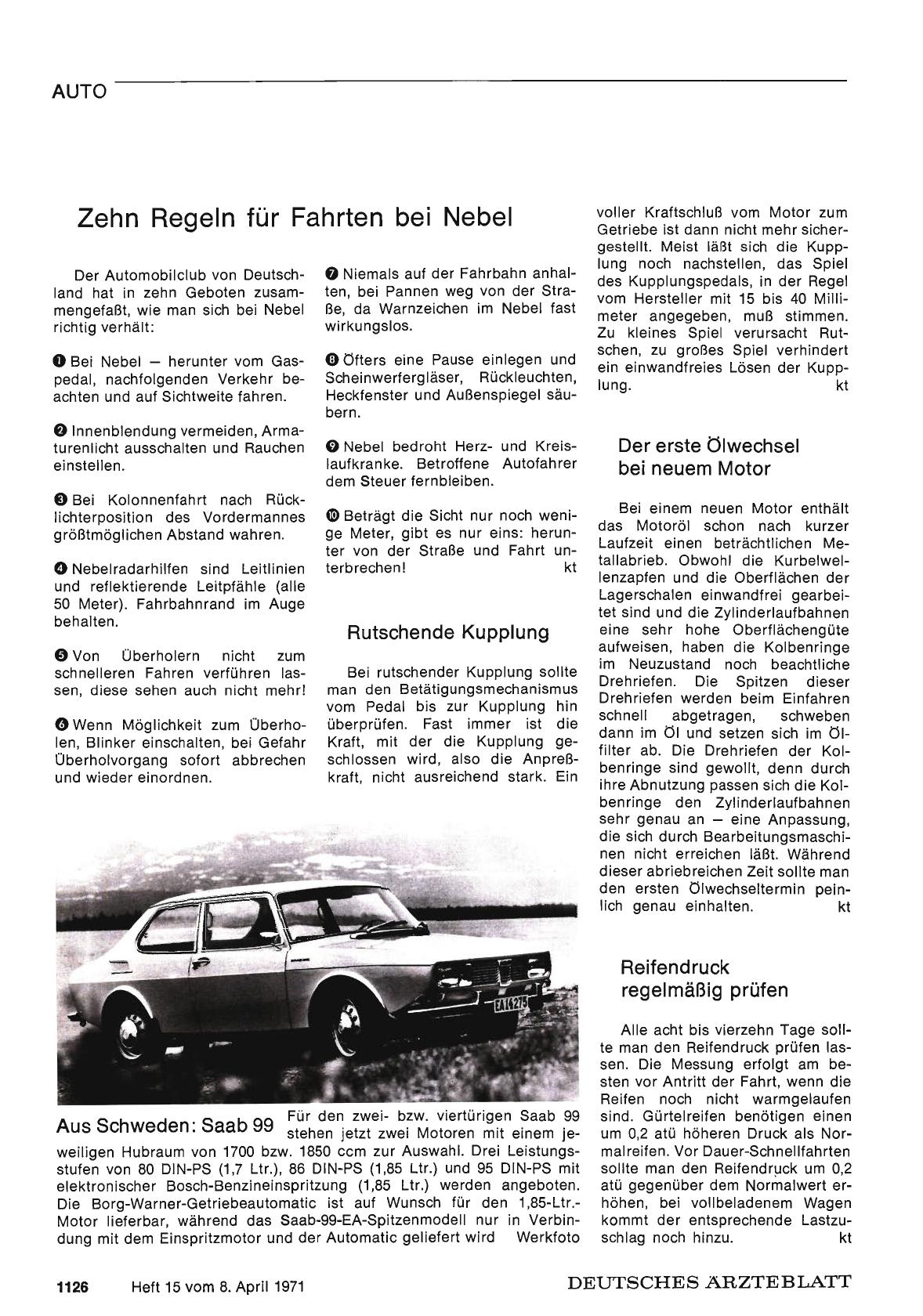 Vorschauseite 1: Reifendruck regelmäßig prüfen