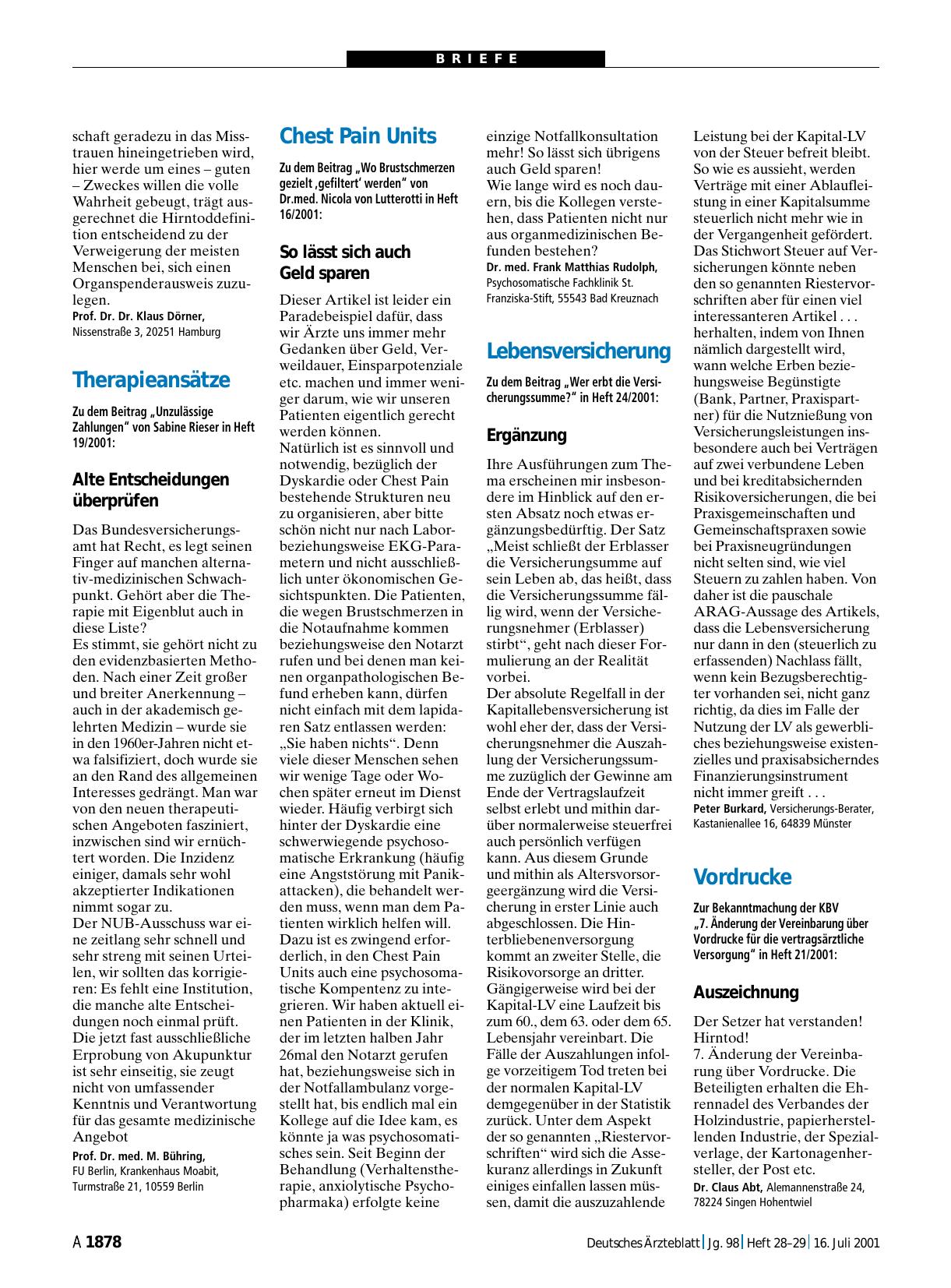 Vorschauseite 1: Vordrucke: Auszeichnung