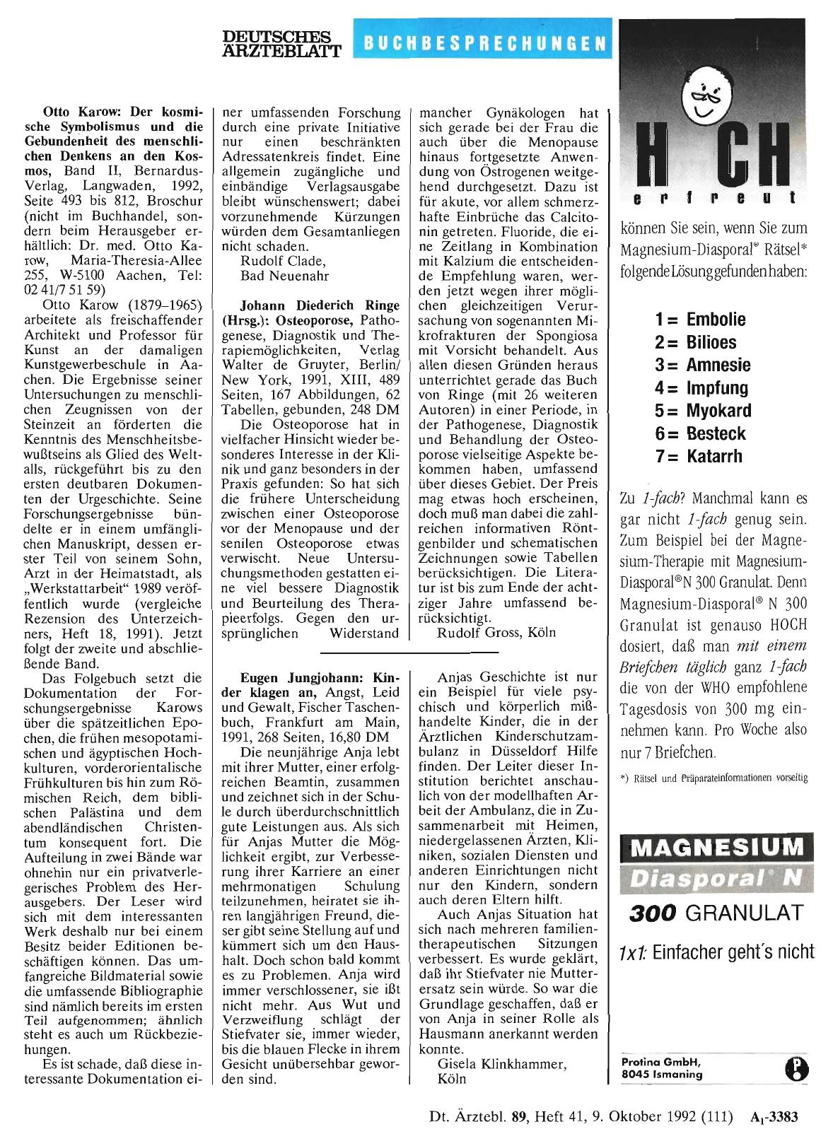 Vorschauseite 1: Johann Diederich Ringe (Hrsg. ): Osteoporose