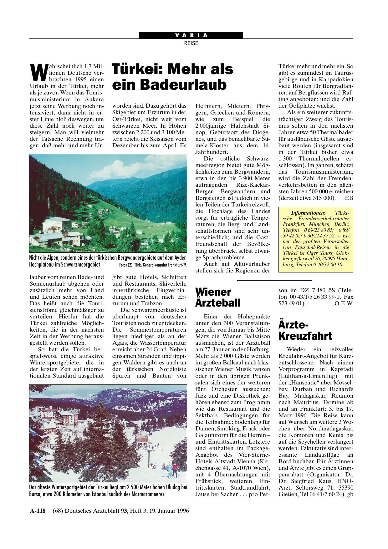 Vorschauseite 1: Türkei: Mehr als ein Badeurlaub