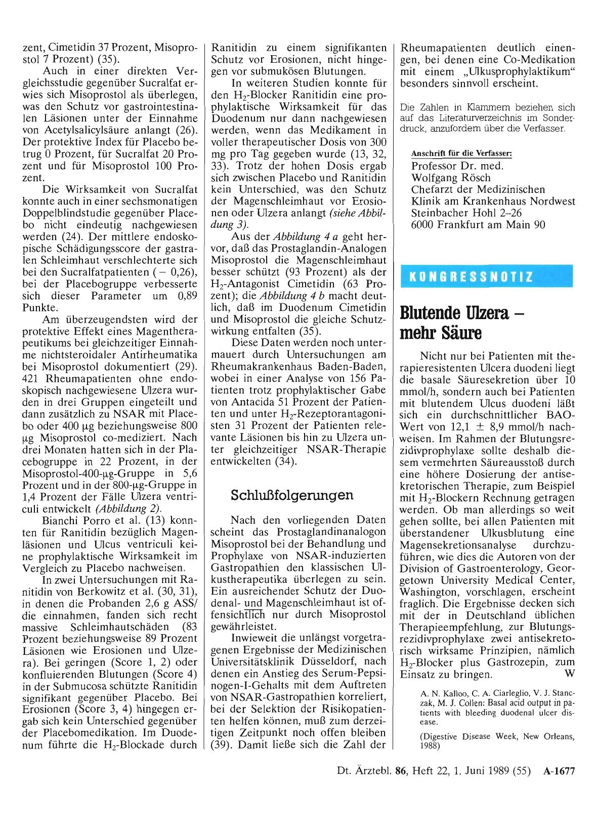 Vorschauseite 1: Blutende Ulzera — mehr Säure