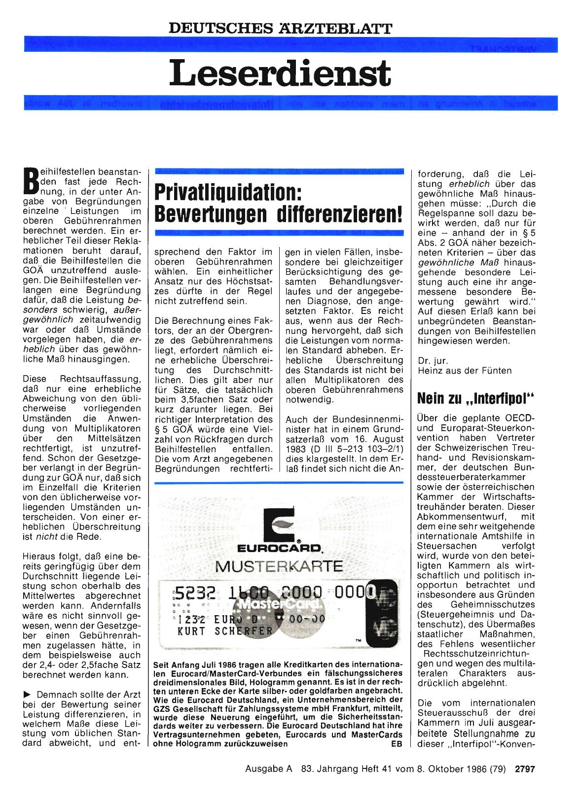 Vorschauseite 1: EUROCARD