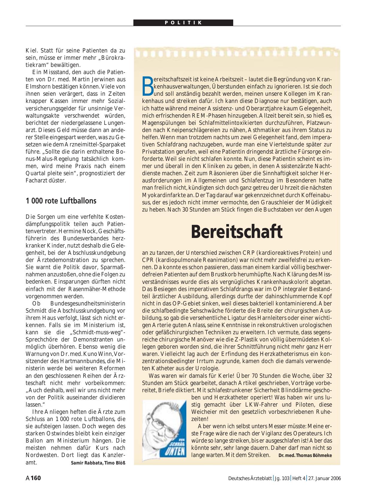 Vorschauseite 1: Bereitschaft