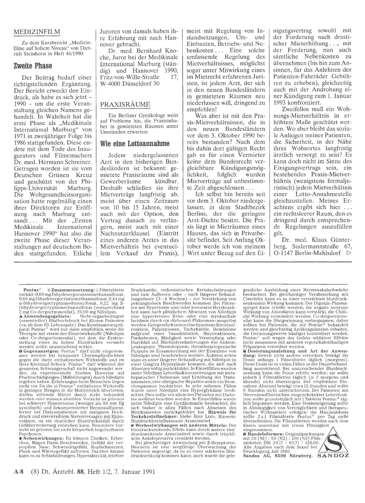 Vorschauseite 1: MEDIZINFILM: Zweite Phase
